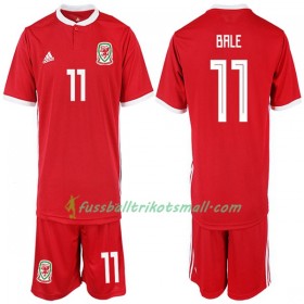 Fußballtrikots Wales Bale 11 Kinder 2018-2019 Kurzarm Heimtrikotsatz kaufen